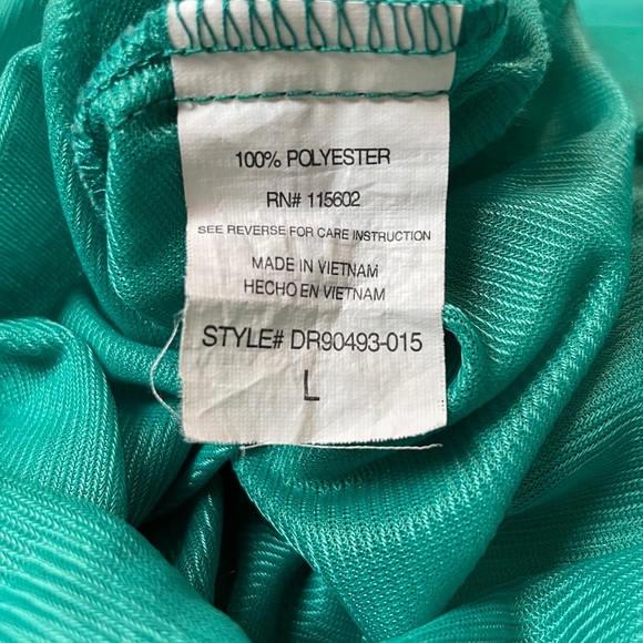 Summer Green Dress with Pockets - Picture 6 of 6